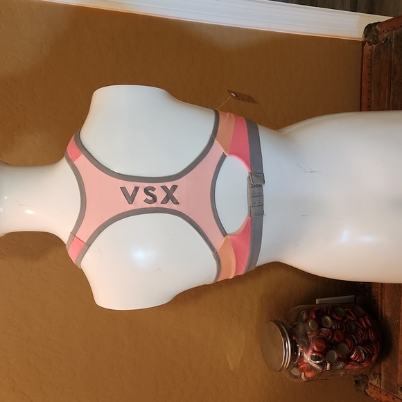 VSX Sport Pink/Gray Bra (0663) - Picture 2 of 5